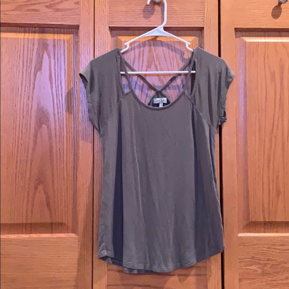 Army green tee